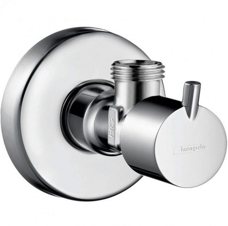 Запорный вентиль Hansgrohe S 13901000 угловой Хром Запорный вентиль Hansgrohe S 13901000 угловой Хром