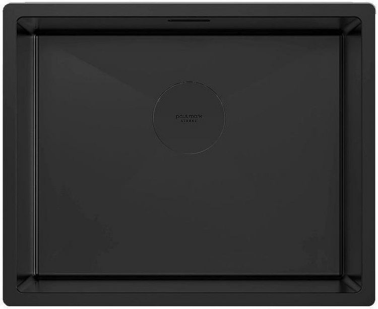 Кухонная мойка Paulmark Next 54 Uni PM215444-MBN Черная матовая