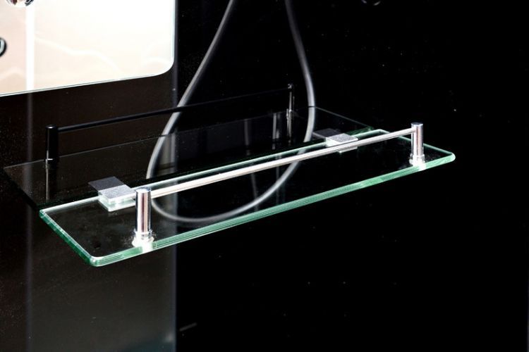 Душевая кабина Deto B90S LED BLACK 90x90x220