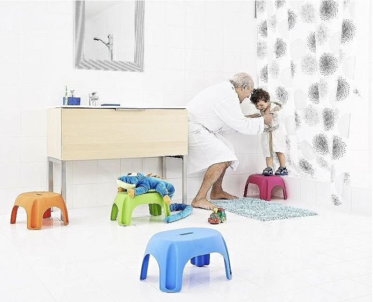 Табурет в ванную Ridder Assistent Promo А1102614 Оранжевый