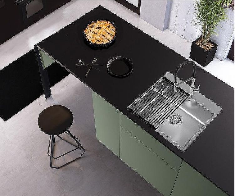 Кухонная мойка Alveus Nox 120 BRS 540x515x200 1149937 Брашированная сталь