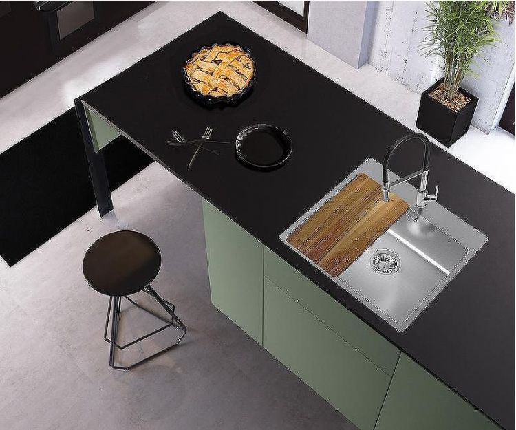 Кухонная мойка Alveus Nox 120 BRS 540x515x200 1149937 Брашированная сталь