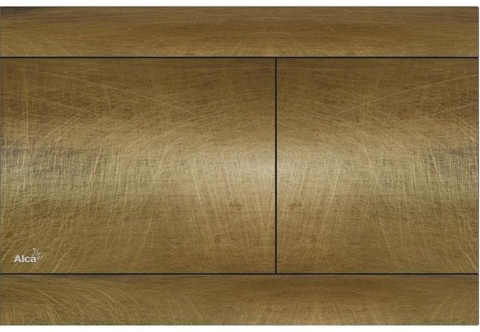 Клавиша смыва Alcaplast Flat Wood FUN-ANTIC Бронза Антик