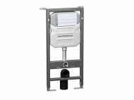 Система инсталляции для унитазов CERAMICANOVA Envision с кнопкой смыва Flat цвет белый, креплениями, CN1002W