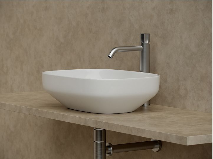 Умывальник CERAMICANOVA Element чаша накладная прямоугольная CN5031