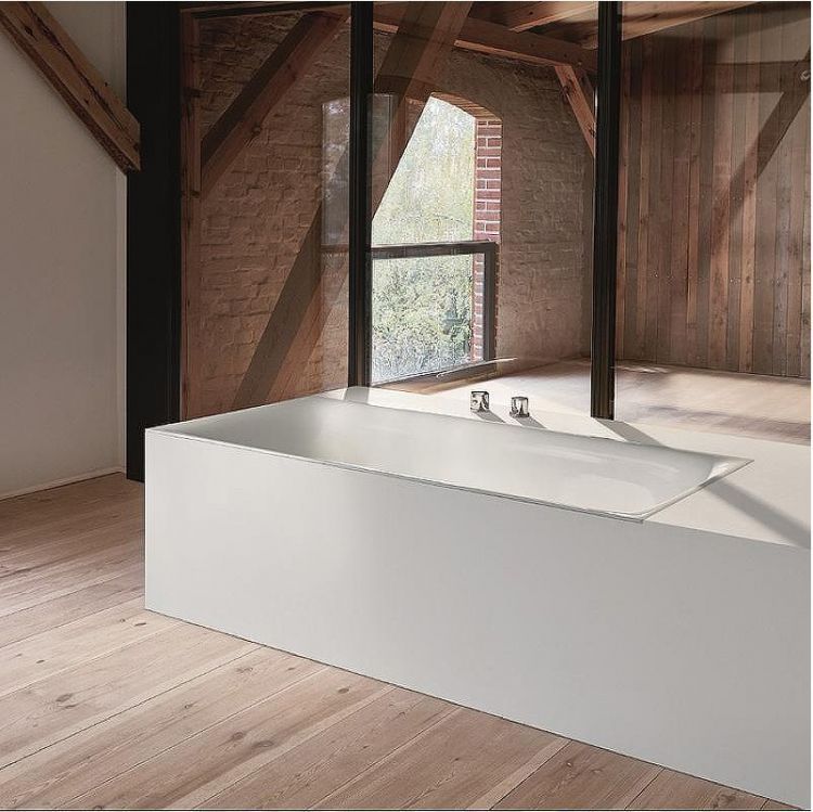 Стальная ванна Bette Lux 170x75 3440-000 PLUS с шумоизоляцией и антигрязевым покрытием