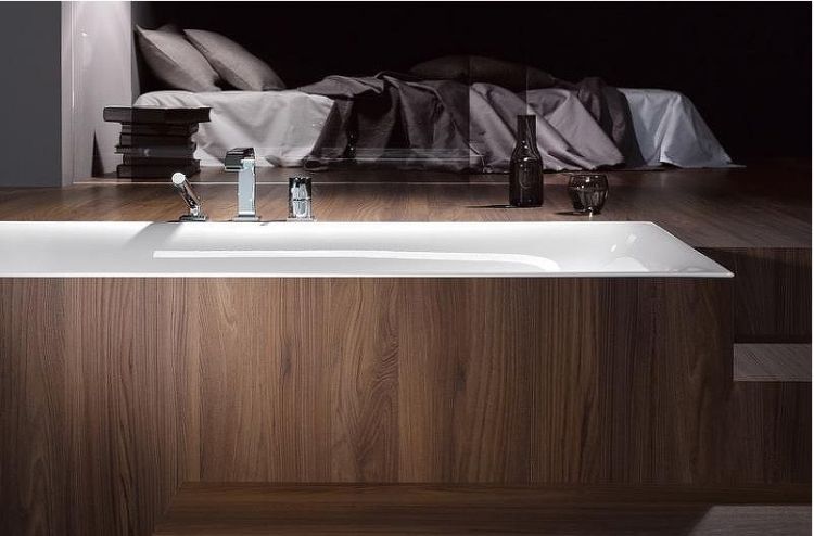 Стальная ванна Bette Lux 170x75 3440-000 PLUS с шумоизоляцией и антигрязевым покрытием