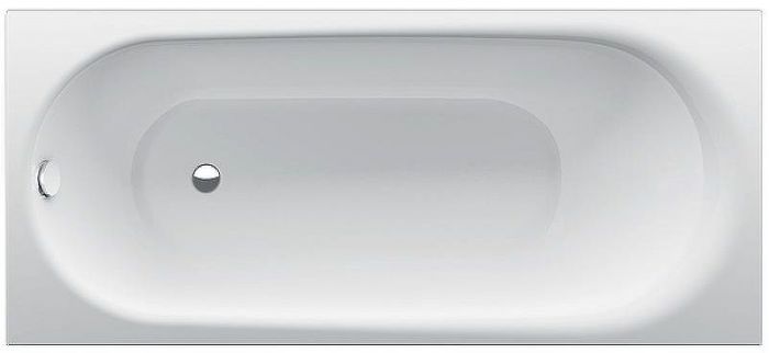 Стальная ванна Bette Comodo 180x80 1251-000 PLUS с шумоизоляцией и антигрязевым покрытием