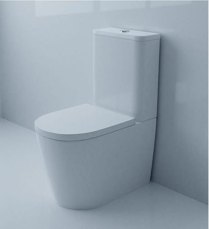 Унитаз компакт Azario Luana AZ-8593 с бачком и сиденьем Микролифт