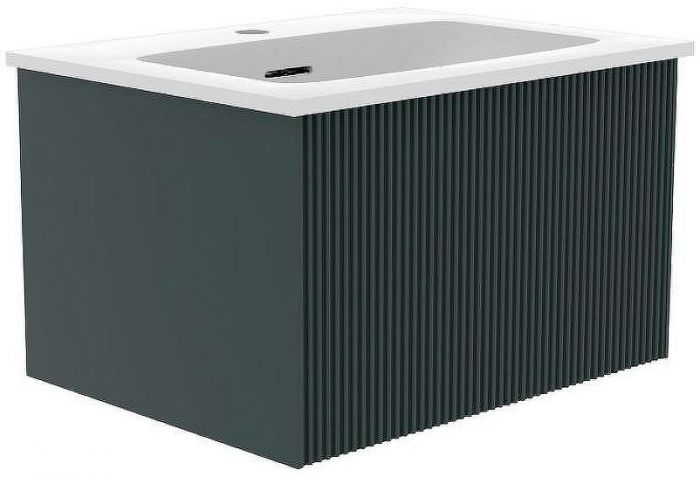 Тумба под раковину La Fenice Terra 60 FNC-01-TER-G-60 подвесная Серо-зеленая