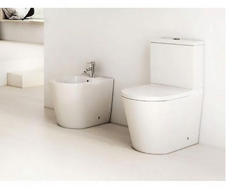 Унитаз компакт Roca Inspira 342527000 без бачка и сиденья