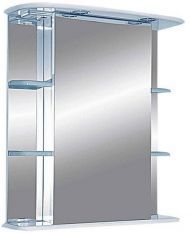 Зеркальный шкаф Misty Магнолия 65 L Э-Маг04065-01СвЛ с подсветкой Белый