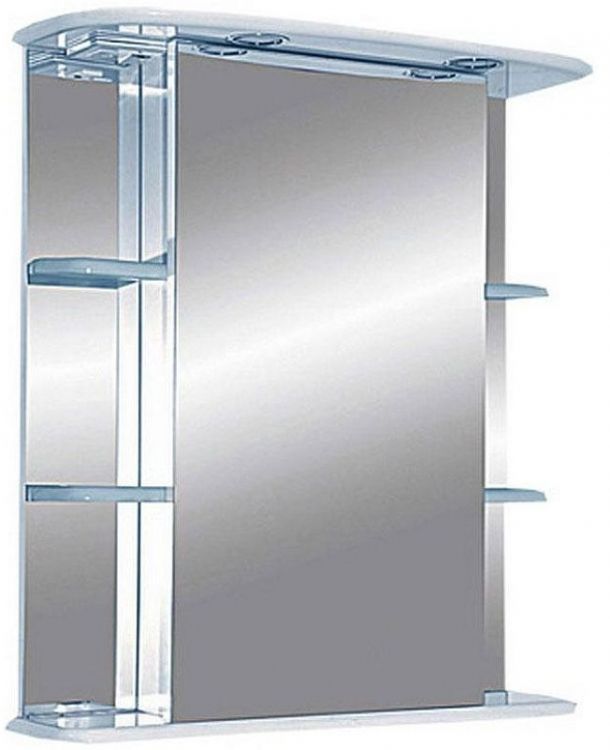 Зеркальный шкаф Misty Магнолия 65 L Э-Маг04065-01СвЛ с подсветкой Белый