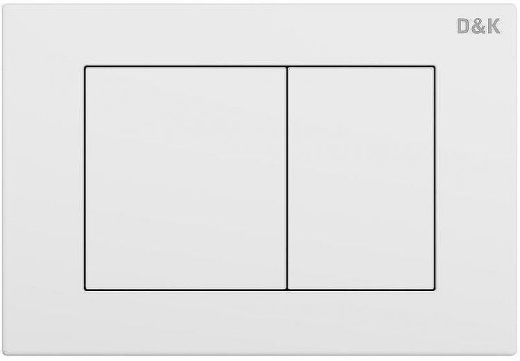 Инсталляция D&K DI8640116 для унитаза с Белой клавишей смыва