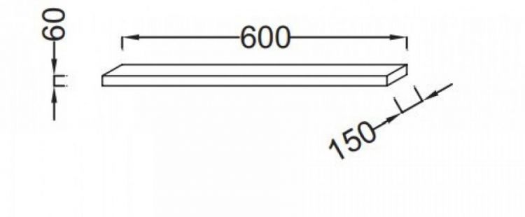 Полка Jacob Delafon Parallel EB500-E9