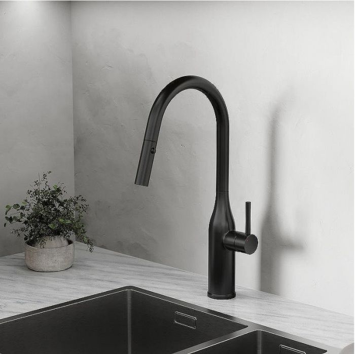 Смеситель для кухни Sancos Grand SC4002MB Черный матовый