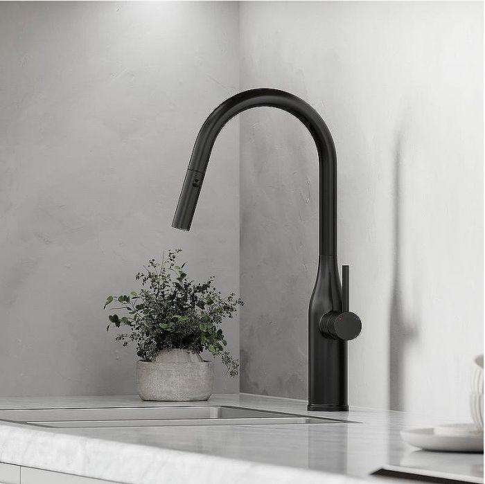 Смеситель для кухни Sancos Grand SC4002MB Черный матовый