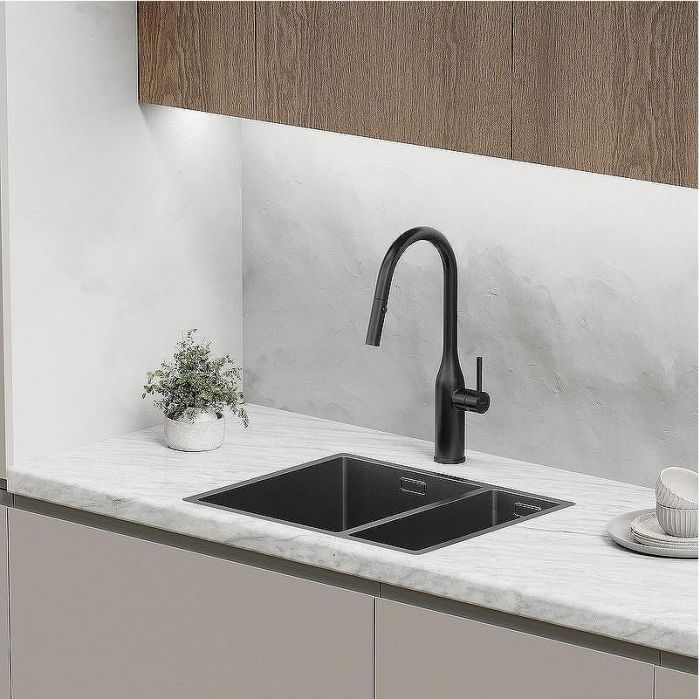 Смеситель для кухни Sancos Grand SC4002MB Черный матовый