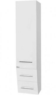 Шкаф пенал Bellezza Берта 40 4620705182014 подвесной L Белый