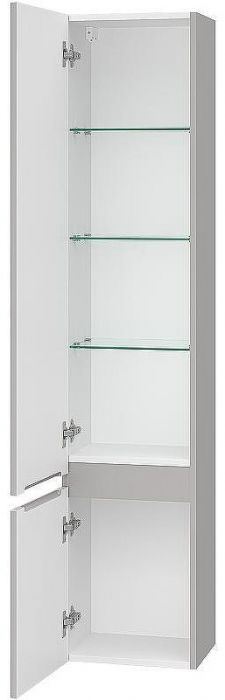 Шкаф пенал Brevita Victory 35 L VIC-05035-500L Серый шелк