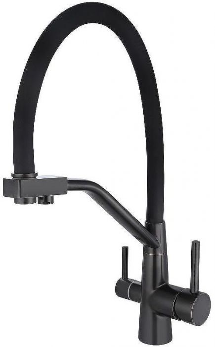 Смеситель для кухни Viko V-5862 Черный матовый