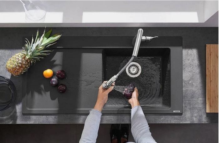 Смеситель для кухни Hansgrohe Metris Select M71 14834000 Хром