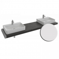 Столешница для раковины Jacob Delafon Parallel EB69-1600-N18 белый блестящий Столешница для раковины Jacob Delafon Parallel EB69-1600-N18 белый блестящий