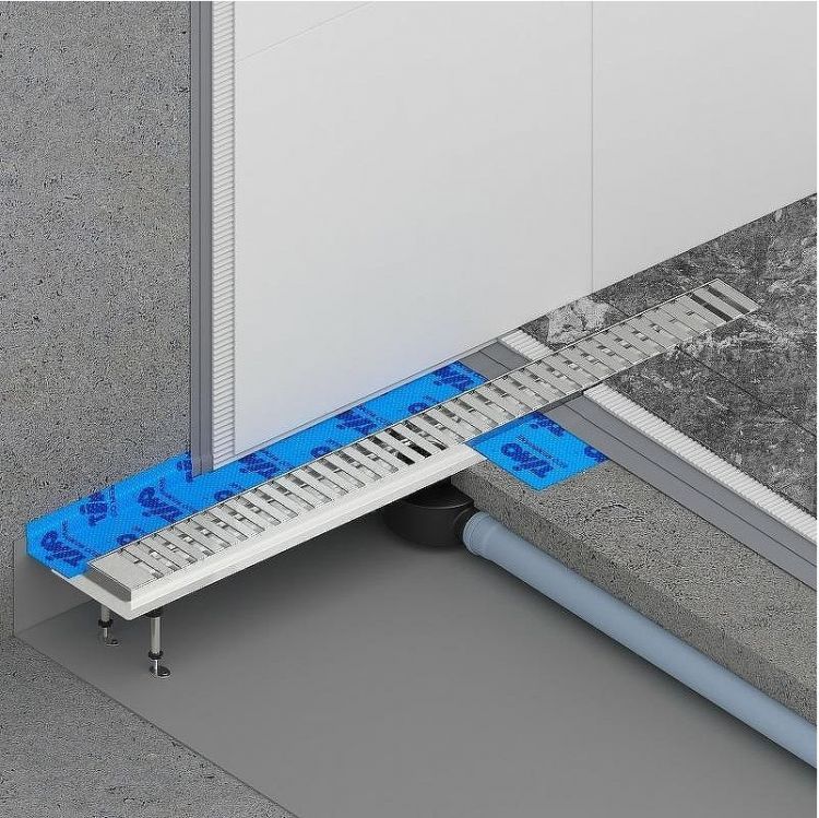 Душевой лоток Timo Drain System 70 DS230107/01 с решеткой Сатин