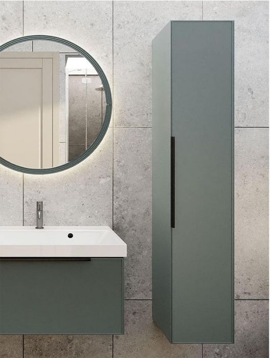 Шкаф пенал La Fenice Simpla 30 FNC-05-SIM-G-30 подвесной Серо-зеленый