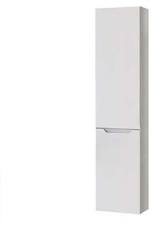 Шкаф пенал AQUAme S3 33 AQM9003WH подвесной цвет Белый глянцевый