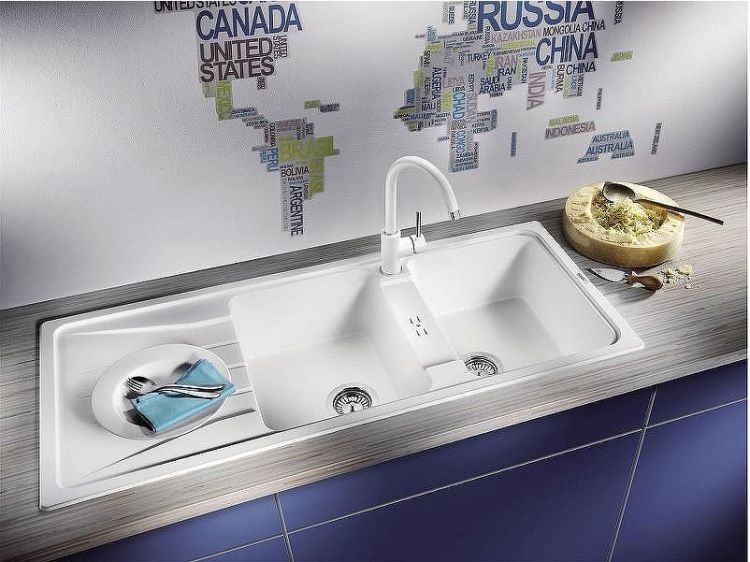 Смеситель для кухни Blanco Mida 524204 Белый