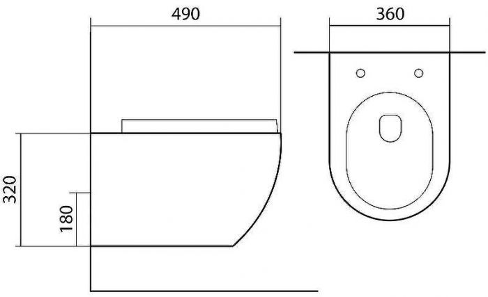 Комплект унитаза Aquatek Европа AQ1900-00 с инсталляцией WellWant Standart 50 WWISI111BB с сиденьем Микролифт и Черной матовой клавишей смыва