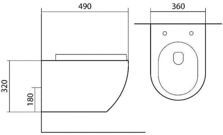Комплект унитаза Aquatek Европа AQ1900-00 с инсталляцией WellWant Standart 50 WWISI111BB с сиденьем Микролифт и Черной матовой клавишей смыва