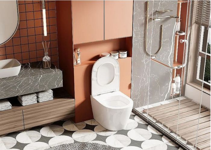 Унитаз Abber Bequem AC1113 приставной с сиденьем Микролифт