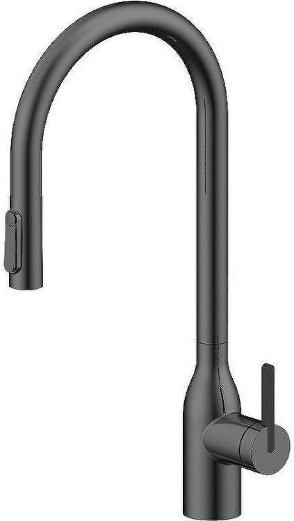 Смеситель для кухни Paulmark Universal Un213880-GM Вороненая сталь Смеситель для кухни Paulmark Universal Un213880-GM Вороненая сталь