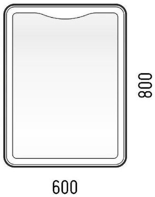 Зеркало Corozo Орли 60 SD-00000919 с подсветкой с сенсорным выключателем