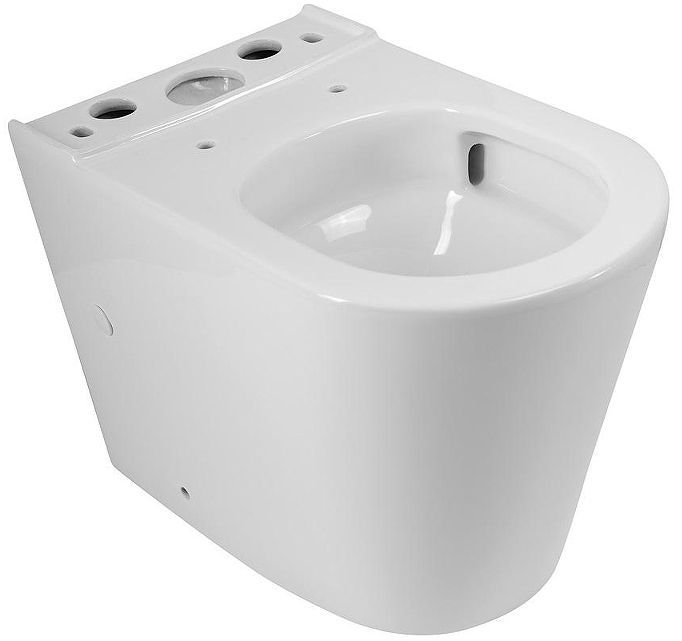 Унитаз компакт BelBagno Flay-R BB2149CP-TOR/SC цвет Белый без бачка с сиденьем Микролифт