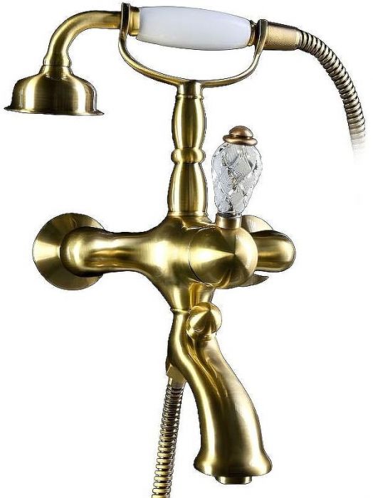 Смеситель для ванны Boheme Crystal 303-CRST Бронза
