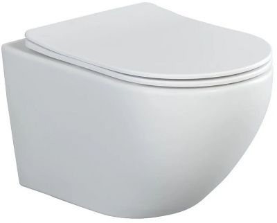 Унитаз Splendy Light LI10152VTYWMW подвесной цвет Белый матовый с сиденьем Микролифт