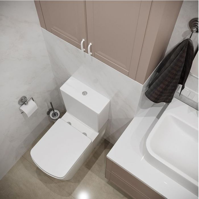 Унитаз компакт Lavinia Boho Aveo 3306010R цвет Белый глянцевый с бачком и сиденьем Микролифт