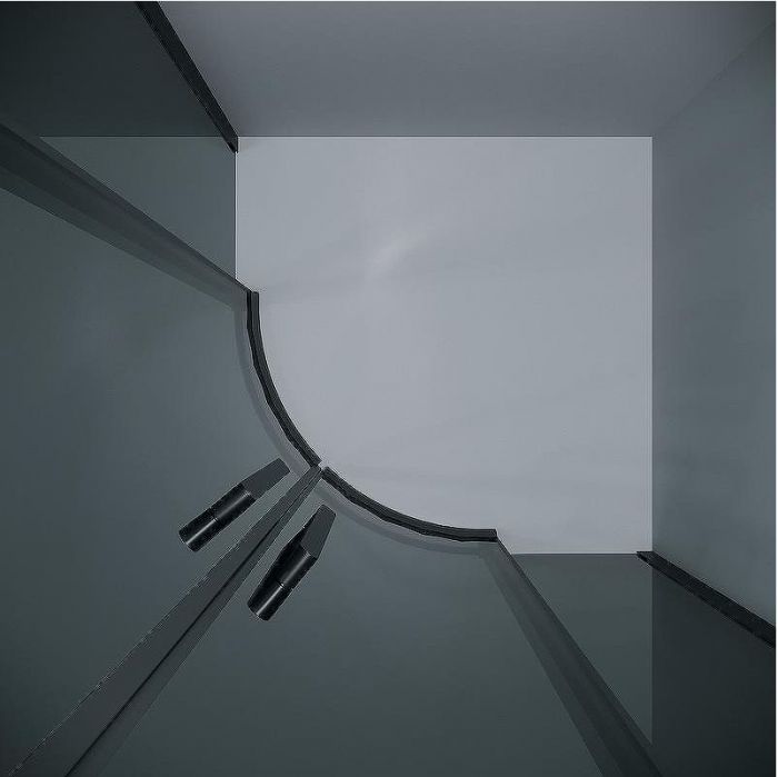 Душевой уголок Grossman Classic 100х100 301.K33.04.1010.21.10 профиль Черный матовый стекло тонированное