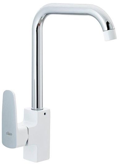 Смеситель для кухни Ekko E40301 цвет Хром Белый