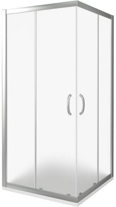 Душевой уголок Good Door Infinity CR-90-G-CH 90х90 профиль Хром стекло Грейп