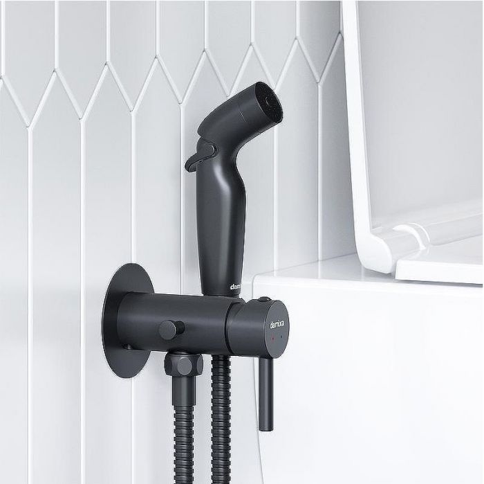 Гигиенический душ со смесителем Damixa Option 211000300 Черный матовый