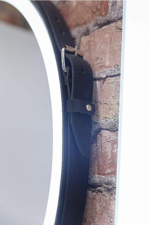 Зеркало Art&Max Milan AM-Mil-1000-DS-F-Nero с подсветкой с сенсорным выключателем Черное