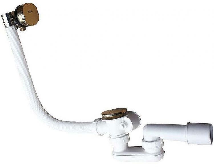 Слив-перелив Rav Slezak NP0002/570Z Click-Clack Золото