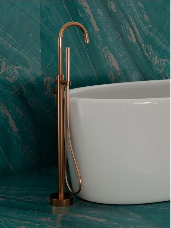 Смеситель для ванны Knotlor Eclipse SS-27/RB цвет Бронза