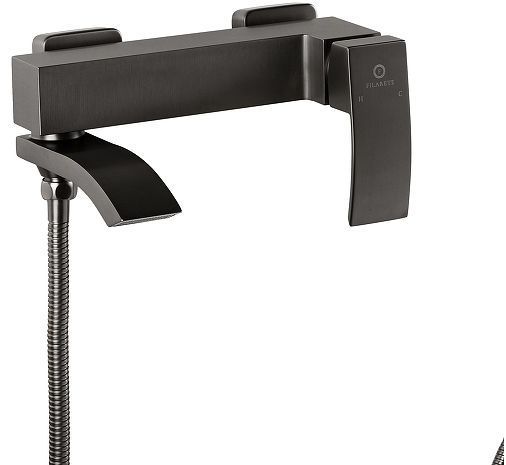 Смеситель для ванны FILARETE Waterfall FL2110BG цвет Графит Смеситель для ванны FILARETE Waterfall FL2110BG цвет Графит