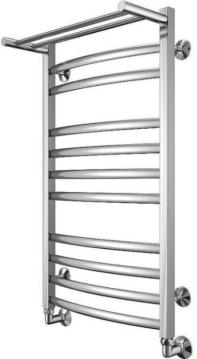 Водяной полотенцесушитель Larusso Гранд П11 500x900 4670078535511 с полкой Хром