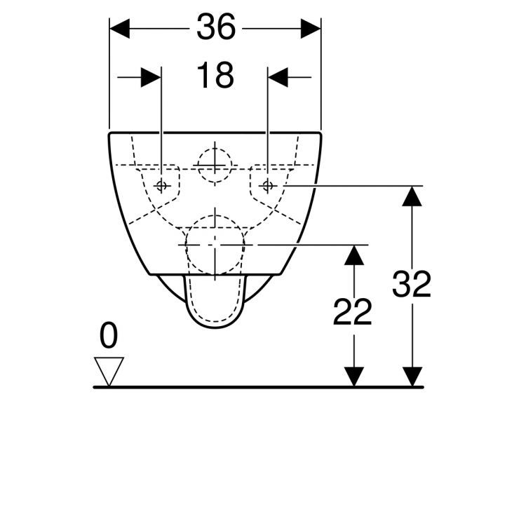 Унитаз Geberit Renova Nr. 1 Premium, 203070000